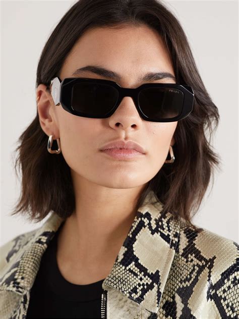 prada square acetate sunglasses|original prada sunglasses.